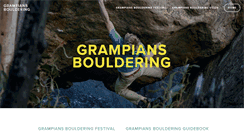 Desktop Screenshot of grampiansbouldering.com